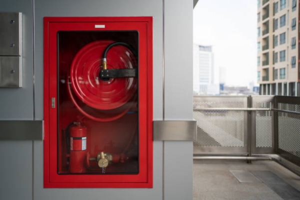 Fire hose cabinet doors